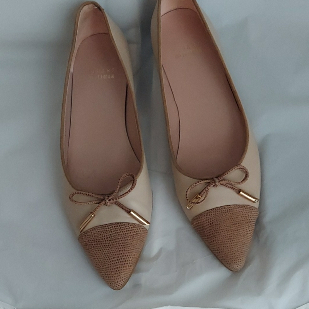 Stuart Weitzman cream size 5 1/2